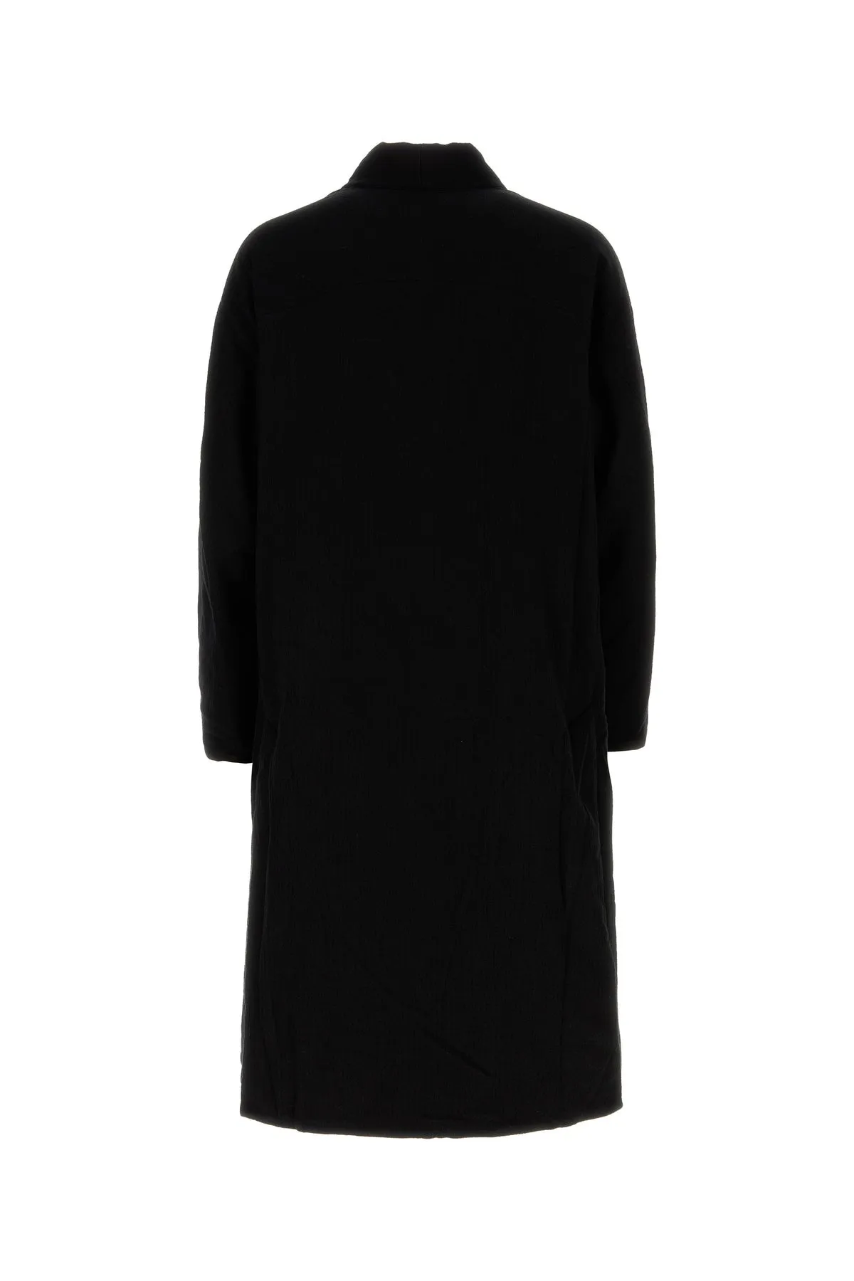 Black wool coat