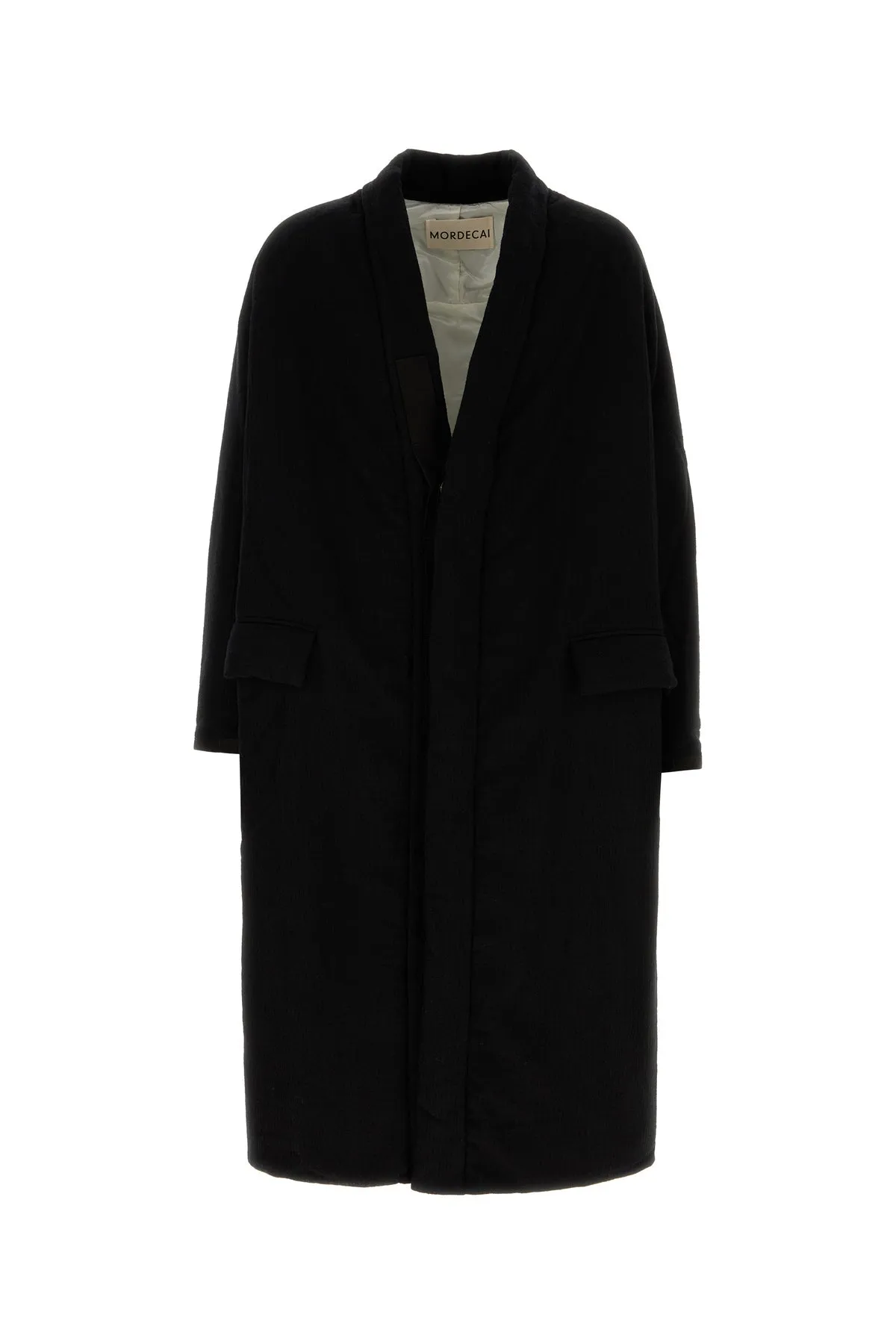 Black wool coat