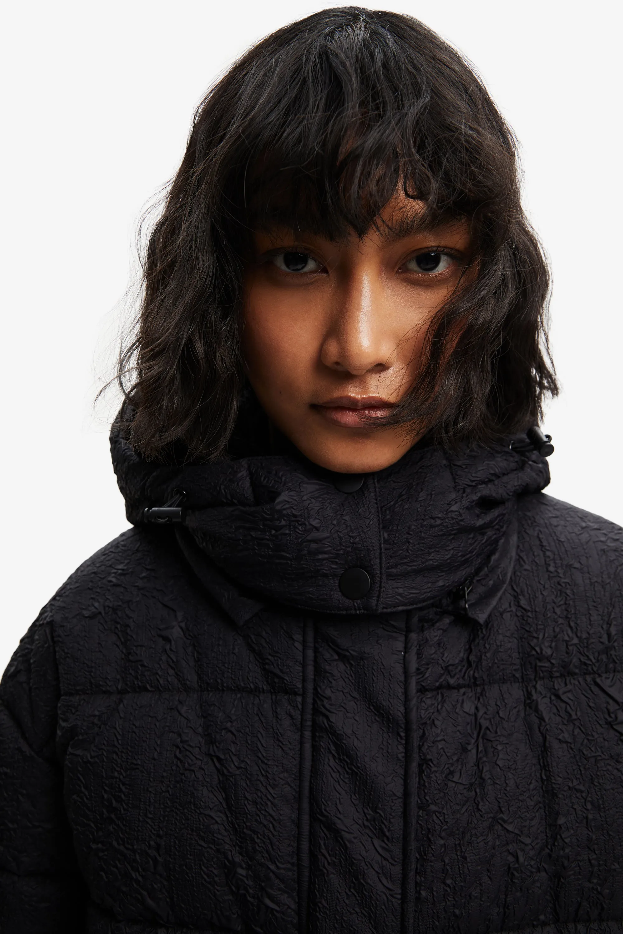 Desigual Padded Estocolmo Coat with Detachable Hood 22WWEW18