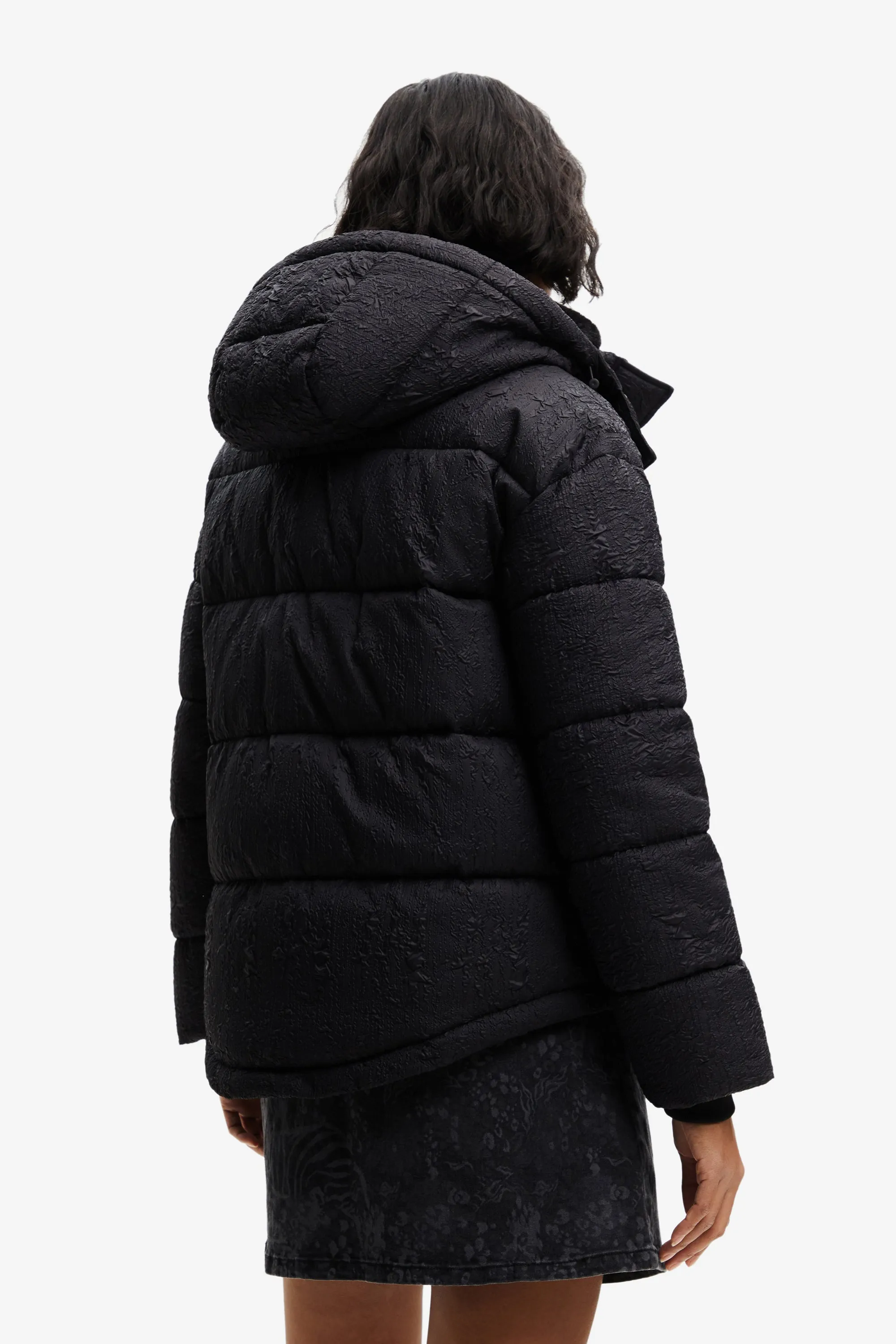 Desigual Padded Estocolmo Coat with Detachable Hood 22WWEW18