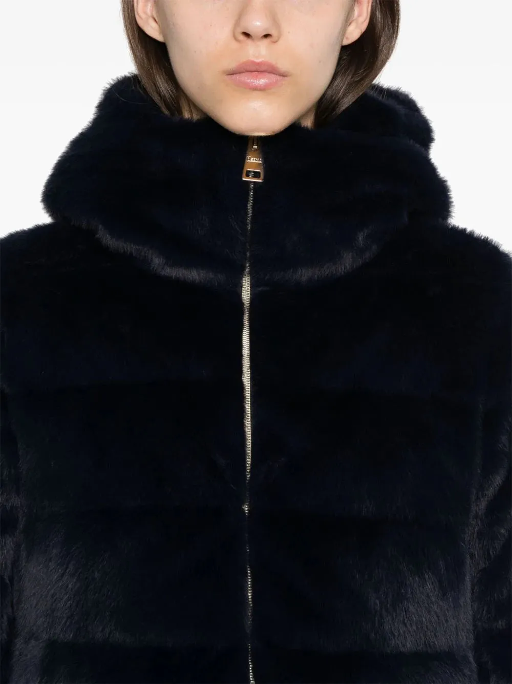 faux-fur coat