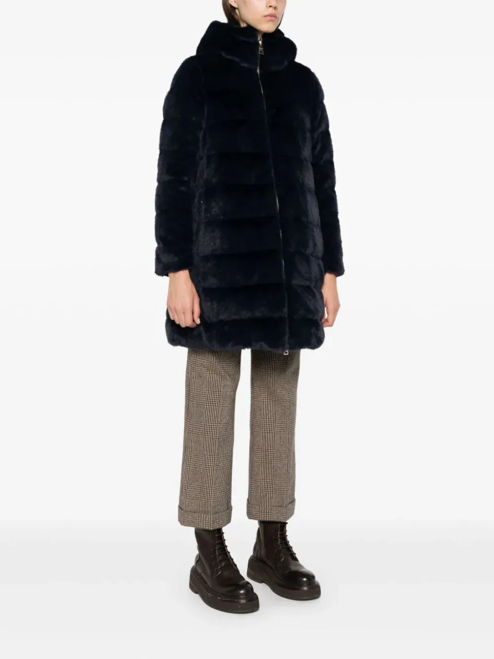 faux-fur coat