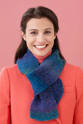 Garter Stitch One-Ball Scarf (Knit)