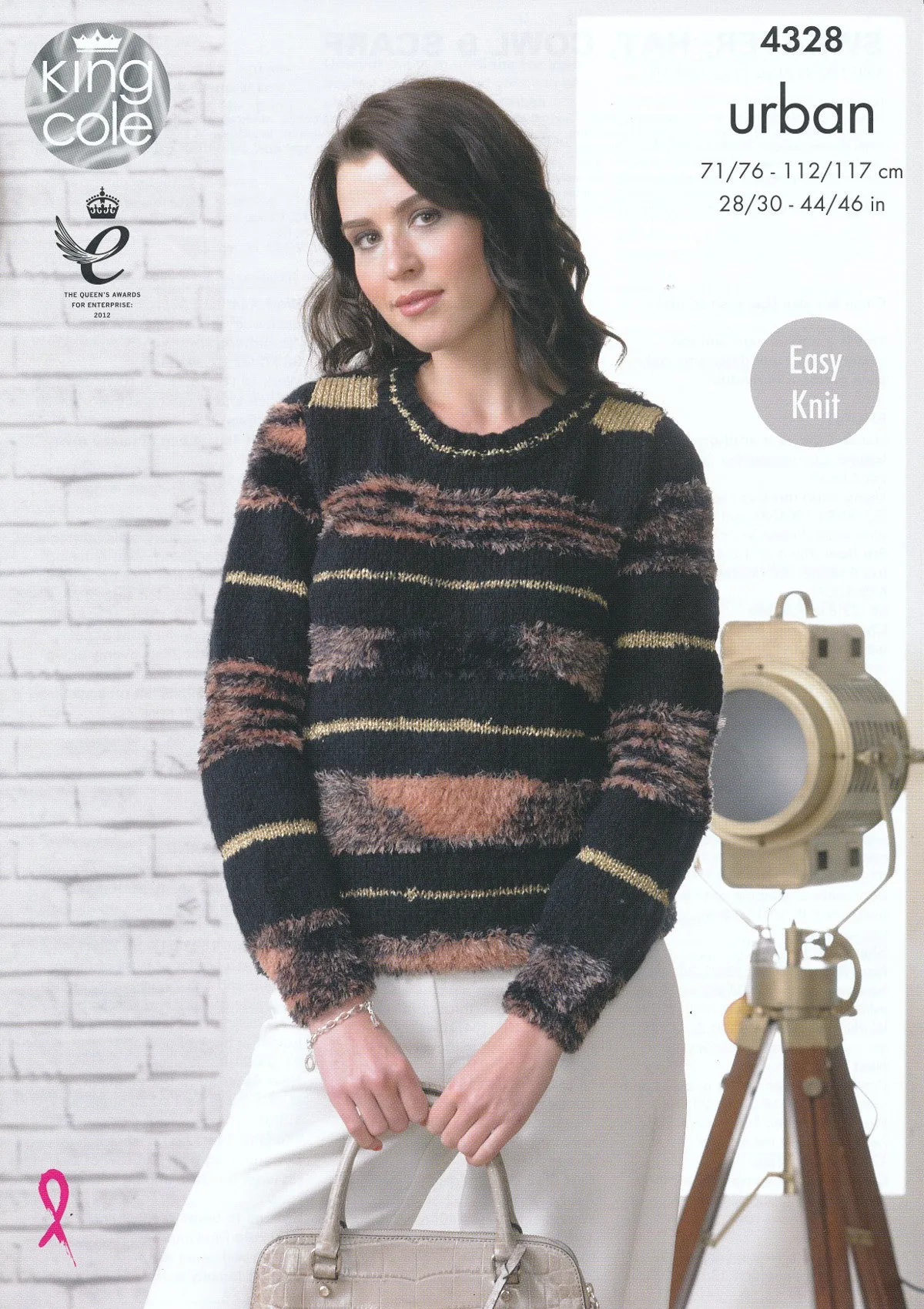 King Cole Urban Knitting Pattern - Sweaters Hat Cowl & Snood (4328)