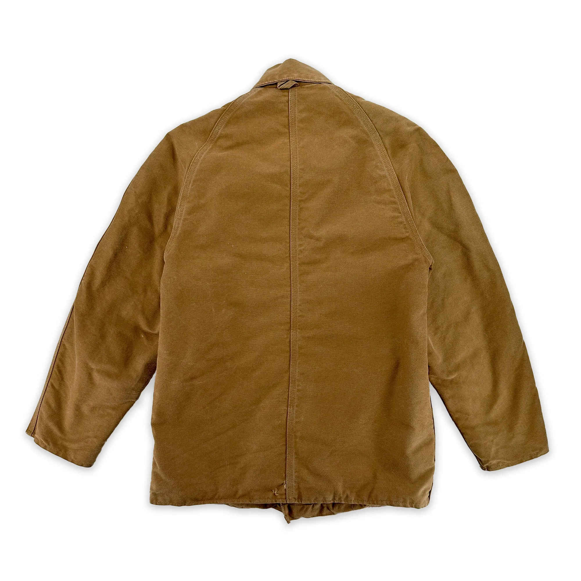 Vintage 1960s Carhartt 6QC Quilted Nylon Lined Coat - Brown Duck - Size 36